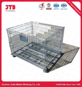 China Chrome Plated Wire Cage Storage Baskets Used In Supermarket And Warehouse wholesale