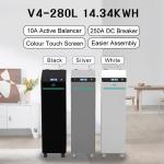 48V/51.2V Adjustable Home Energy Storage Battery Kit Sleek Standing DIY Design