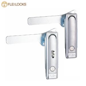 China Network Cabinet Swing Handle Lock Plane Type With Spraying Surface Treatment wholesale