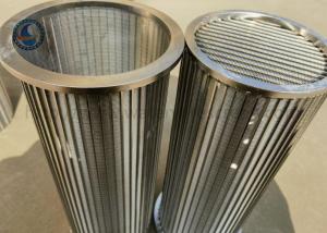 China SS 316 Slot 40 Wedge Wire Screen Filter Johnson Type wholesale