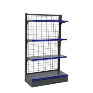 China 1800mm 900mm Metal Wire Mesh Supermarket Shelf Rack Storage Shelves Gondola 100KG wholesale