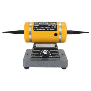 China 230v Table Top Grinder Polisher Desktop Jewelry Polishing Machine Adjustable Speed wholesale