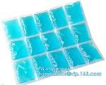 on-toxic plastic material gel ice pack, Refrigerated cooler bags, ice eutectic