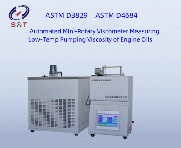 ASTM D4684 Engine Oil Borderline Pumping Temperature Test Apparatus For Oil