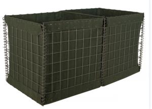 China Square Hole Sand Wall 5.0mm Military Hesco Barriers Galvanized Bastion wholesale