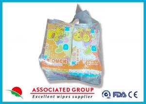 China Colorful Cartoon Baby Wet Wipes Small Packing Customized Logo GS-BWW009 on sale