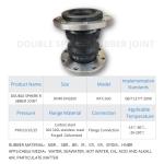 NR Rubber DN25 DN500 Bellows Expansion Joint For Oil And Wear Resistance