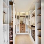 Contemporary Modern Design Style Moisture Resistance Bedroom Furniture Closet