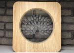 Acrylic 3D LED Illusion Lamps Plastic Wooden Grain Visual Light Smart Color