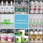 Wood Packaging Material Compatible with Various Round Bottle Products Labeling