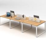 Customized MDF Office Workstation Desk For Office 2 4 6 Person Seater