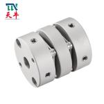 Aluminum Double Set Screw Precision Flexible Shaft Coupling Marine