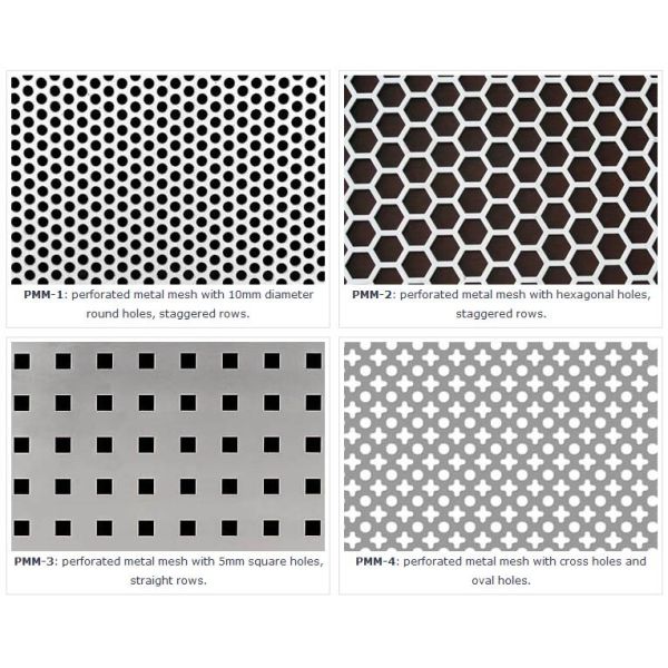 Anti - Corrosion Architectural Wire Mesh Wall Perforated Metal Facade Cladding