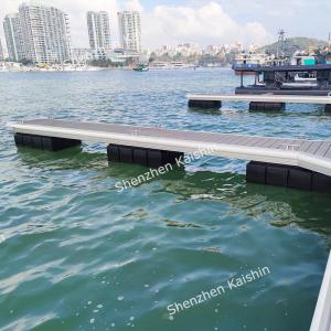 China Plastic Platform Aluminum Floating Docks Marine Grade Jet Ski Floating Pontoon wholesale