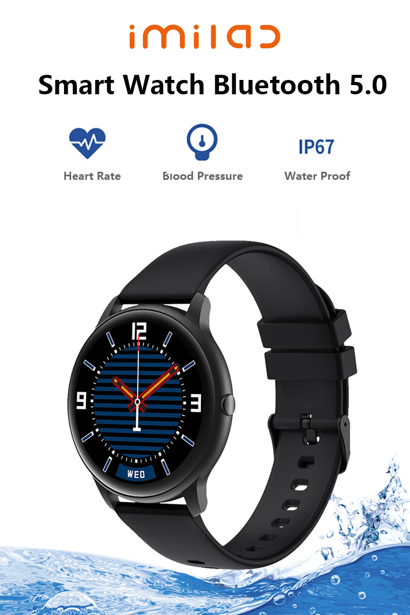 Imilab Smart Watch Fitness Tracker Heart Rate Monitor 340mAh Waterproof Screen Sleep Monitor Imilab KW66