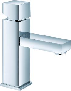 China Modern Type Chrome Finish Brass Material Basin Mixer Faucet T8592 wholesale