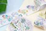 Reusable Anime Characters 55mm Foil Wide Washi Tape