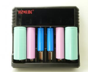 China Universial 6 Cell Lithium Ion Battery Charger , External 18650 Battery Charger on sale