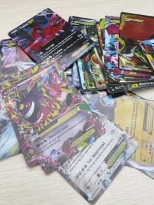 China English Pokemon Cards EX Version Shiny POKEMON Trading Cards Toys for children on sale