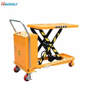 China High capacity Electric Lift Table 300KG 900MM Single Scissor Type Light Weight wholesale