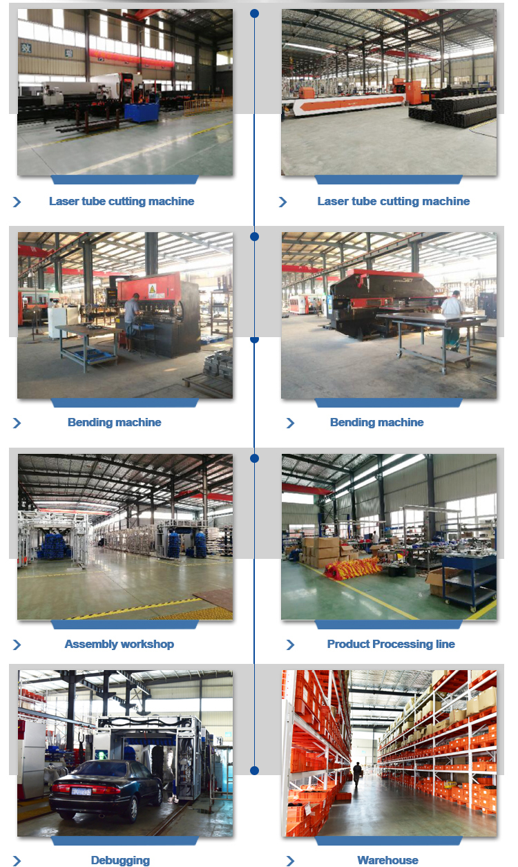 Operate Room 2500x1600x2000mm Risense Touchless Hp-261 Fully Auto Car Wash Equipment