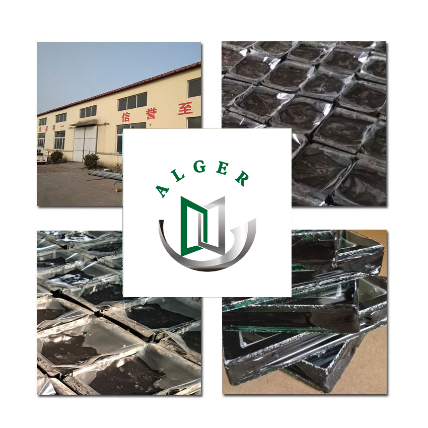 Double glazing aluminum butyl rubber spacer