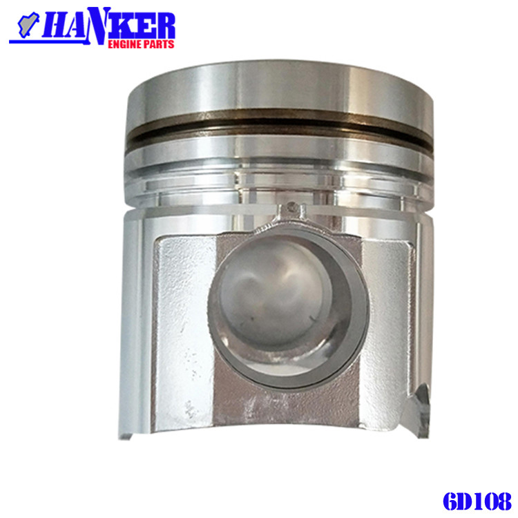 6136-33-2110 Komatsu Piston Diesel Engine Parts 6D108 PC200-1 Piston With Pin