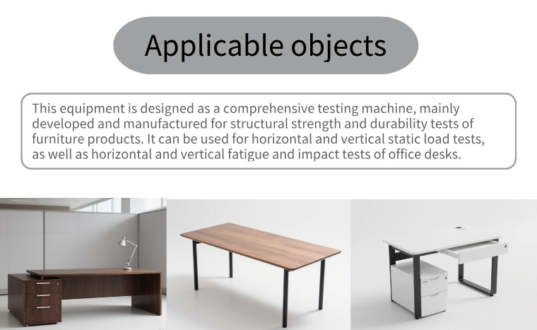 Intelligent Multi-function Desk Testing Machine Desktop Fatigue Stability Anti-tipping Detector With Data Printing CE Certified