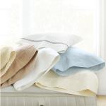 Kids Room Bedding Set 100% Polyester Rope Embroidery Stripe Bed Sheets 3pcs and