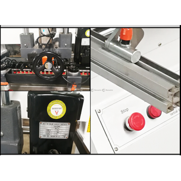 Double Line Wood Boring Machine Vertical Drilling Hinge Boring Machine 2840rmp