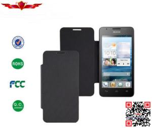 China Hot Selling Import PU Material PU Flip Leather Cover Case For Huawei Ascend G525 Colorful wholesale