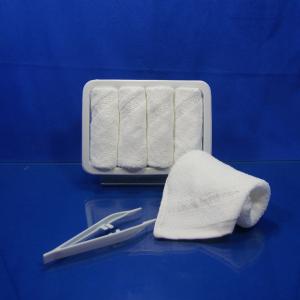 China Hot And Cold Airline Satin Viscose Towel wholesale