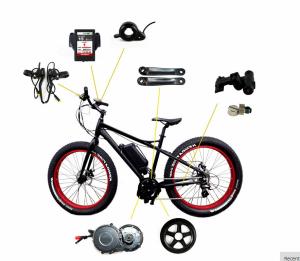 China 48v 1000w Mid Mounted Electric Bike Motor , Electric Motor Kits For Bicycles wholesale