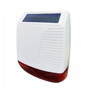 China Factory New Design home security Solar Alarm siren for home wireless security alarm system on sale