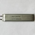 Custom Small LiPo Battery 3.7V 400mAh 301770 LiPo Cell 3mm Thick