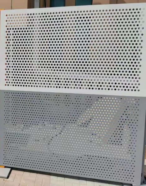 Punched Aluminum / Steel Metal Stamping Panel Metal Perforated sheet metal