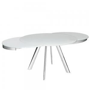 China Anti Scratch Modern Small Side Table , Multipurpose Stainless Steel Dining Table wholesale