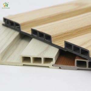 China Three-Hole Wpc Wall Panel Panel Mosisture Resistance Wpc Fluted Wall on sale
