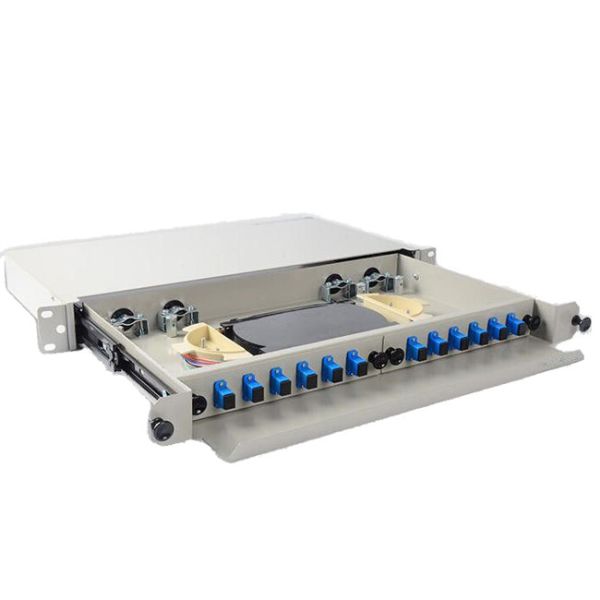 19 Inch ODF Optical Distribution Frame Joint Box Sliding Customized Design