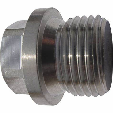 Din 910 Hexagon Head Bolt Pipe Plug Fine Thread M12 x 1.5 Stainless Hex Head Bolts