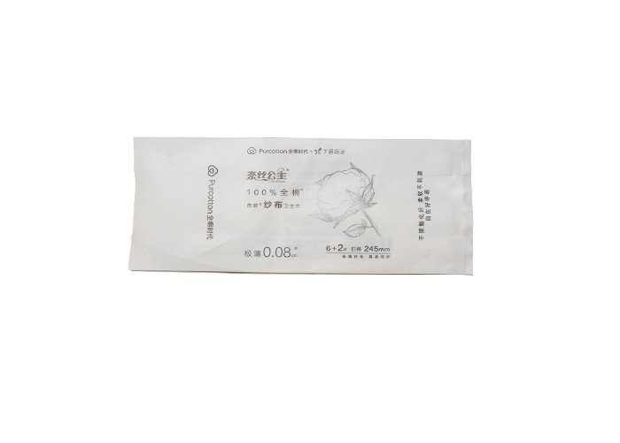 Physical Supplies Composite Plastic Bag White Color Heat Seal Bag