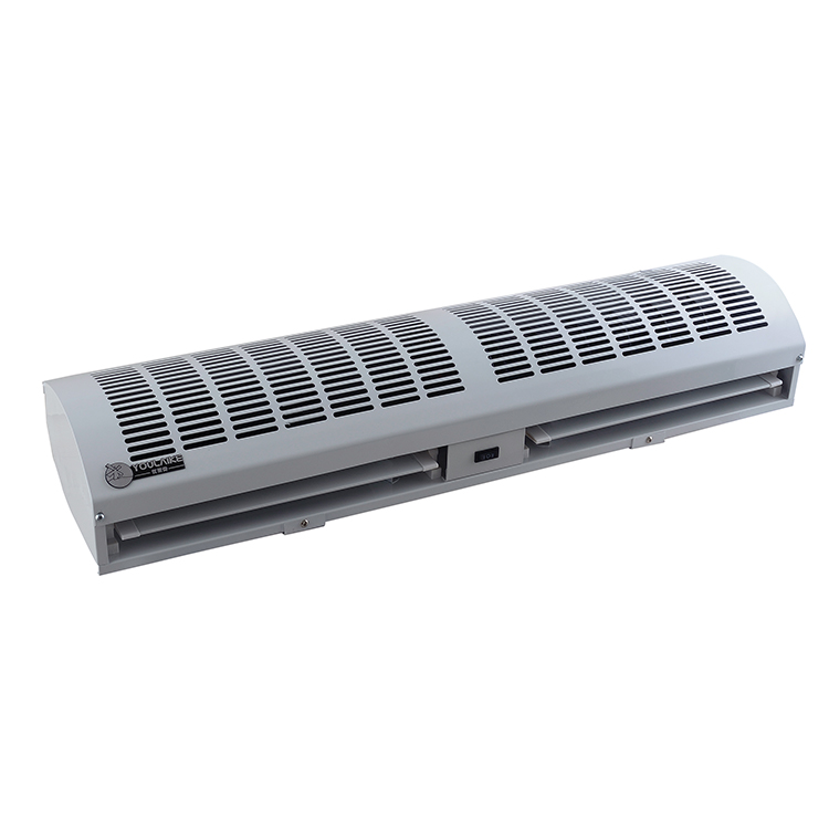 Mini Air Curtain Fan with 230VAC Operating Voltage and 60bB Noise Suppression Feature