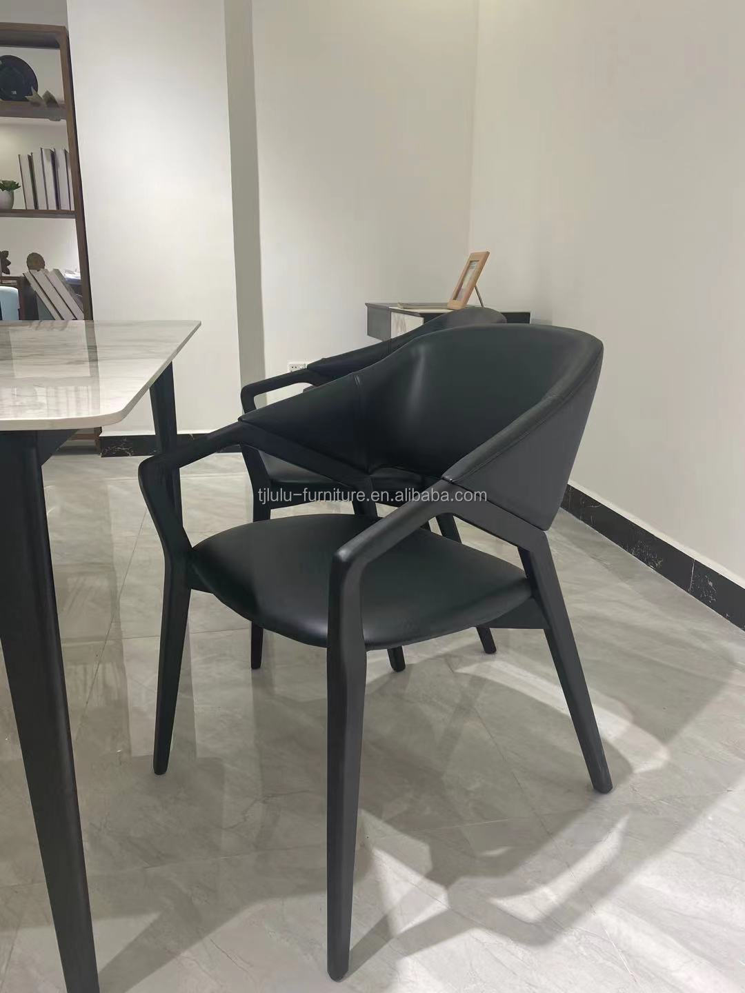 Modern Dining Room Chair Nordic Style Solid Wooden Chairs for Restaurant W58*D61*H80CM Mail Packing Y