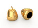 Customizable Pumpkin-Shaped Zinc Alloy Perfume Bottle Caps Perfume Lids Cover