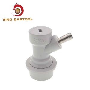 China Keg Dispenser CO2 Barb Pipe Ball Lock Keg Connector on sale