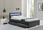 150x190cm Plywood Bed Frame King Size Big Cupboard Dressing Upholstered Platform