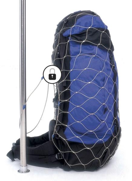 1.6mm Anti-theft Stainless Steel 304/316 Ferruled Wire Rope Mesh Bag for