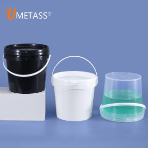 China 2L PP Polypropylene Plastic Popcorn Bucket Food Storage Buckets With Lids wholesale