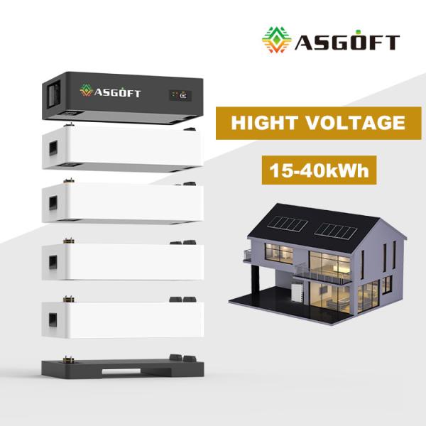 High Voltage 100Ah solar generator 15kwh-40kw Stackable energy storage battery