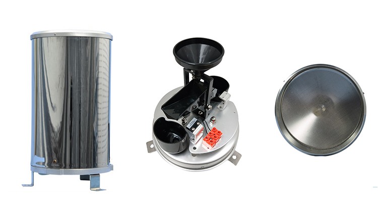 Diecast Aluminium Base Automatic Outdoor Tipping Bucket Rain Gauge with High Accuracy